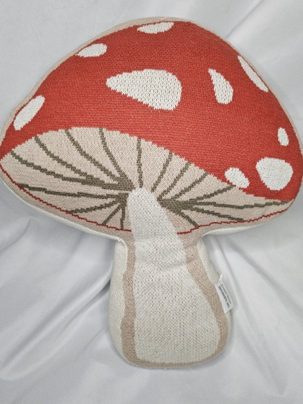 The Farmhouse by Rachel Ashwell Mushroom Decorative Throw Pillow 17" x 14"